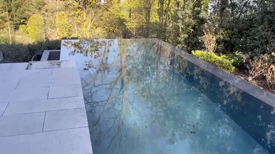 Piscine à 3 débordements Uccle - 2025